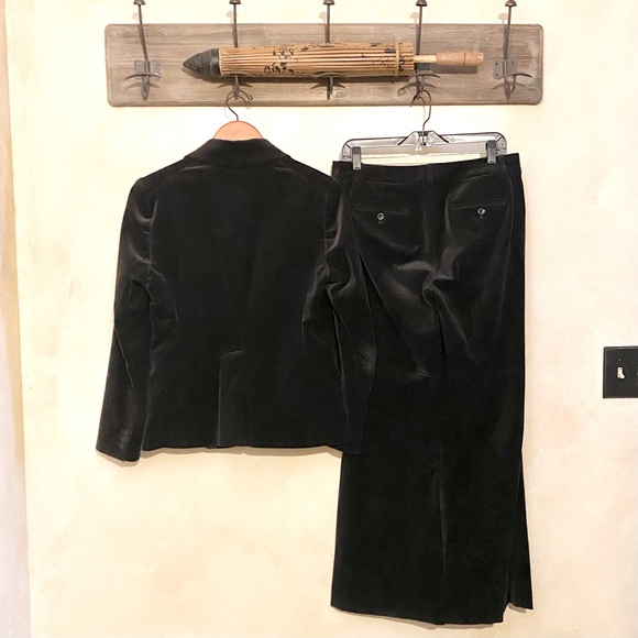 🪶Rare Velvet VICTORIA’S SECRET Sexy Christy-Fit Brown Pant Suit-8 - Picture 9 of 16